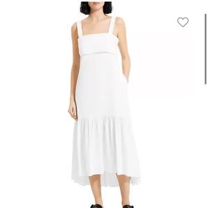 Theory Tie Back Dr Eco Linen Dress